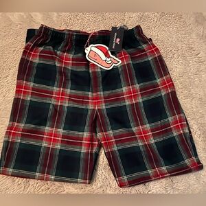 NWT Vineyard Vines Men’s Flannel Size Small Balsam Plaid Navy Lounge Pants.